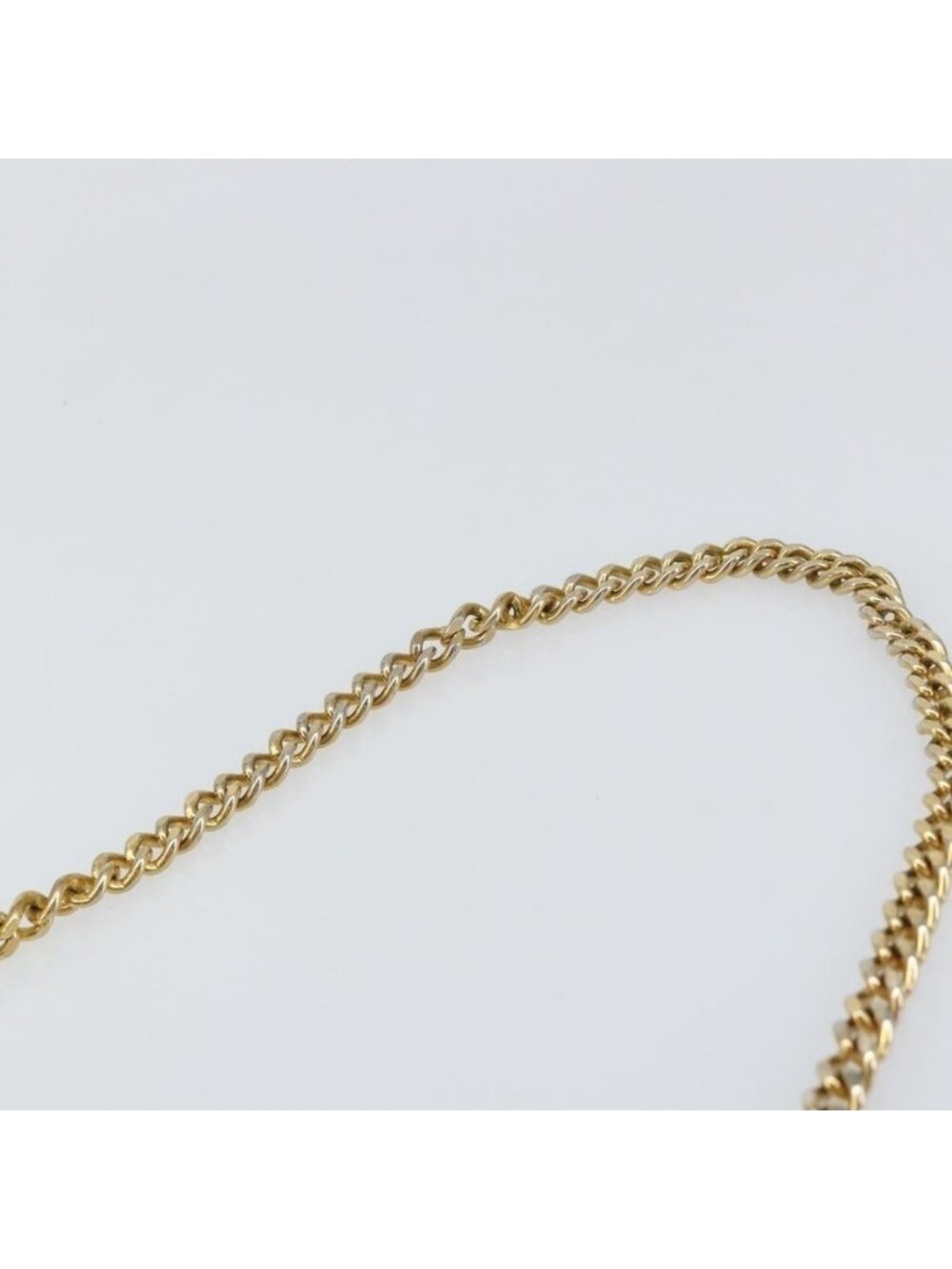 Authentic CELINE Chain Shoulder Bag Leather Black Gold - Picture 15 of 16